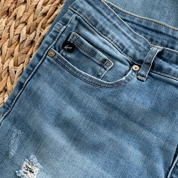 KanCan Destructed Patched Skinny Jean - Picture 7 of 12